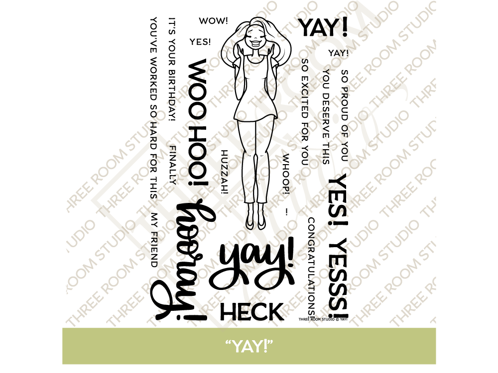 "Yay!" Clear Stamp Set